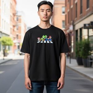 Mario Brothers Video Game Graphic  T-Shirt